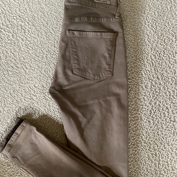 Citizens Of Humanity beige skinny denim - Picture 2 of 3
